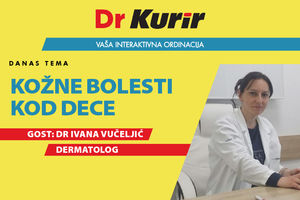 DANAS U EMISIJI DR KURIR UŽIVO SA DERMATOLOGOM Sa doktorkom Ivanom Vučeljić razgovaramo na temu kožnih bolesti kod dece