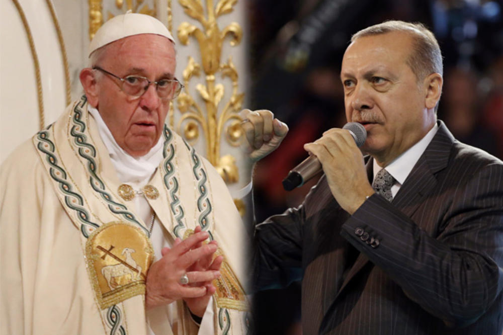 PREDSEDNIK TURSKE PUTUJE U VATIKAN: Papa Franja pozvao Erdogana