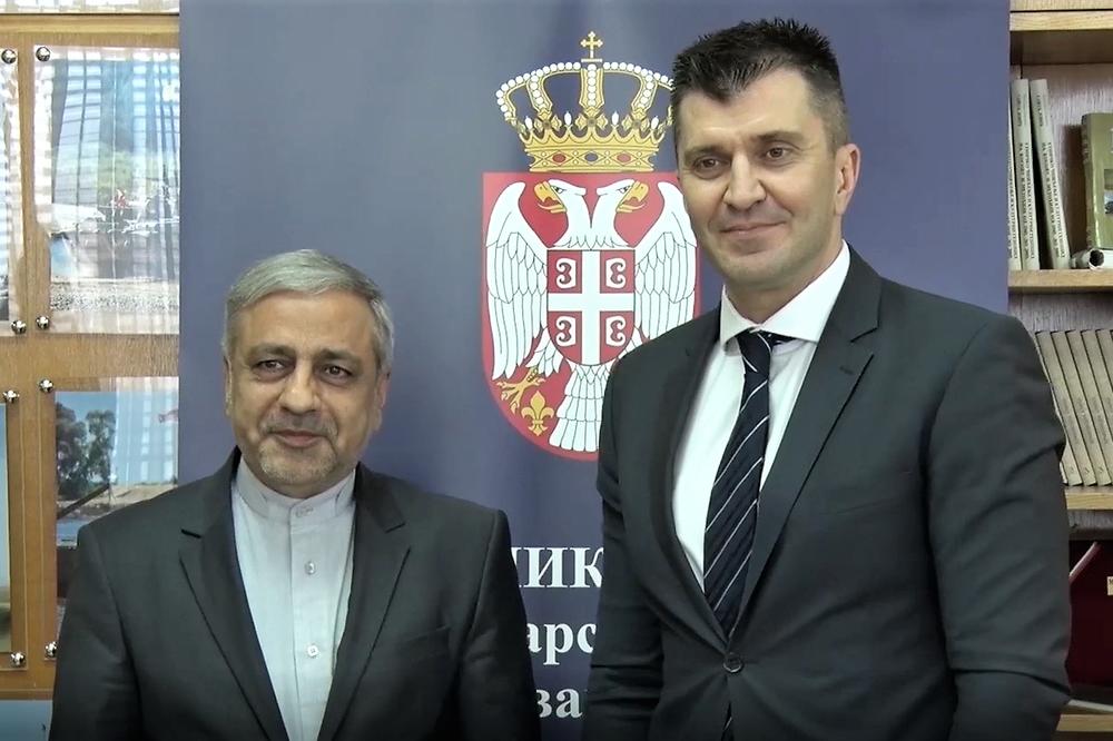 MINISTAR ĐORĐEVIĆ NAKON USPEŠNOG SASTANKA SA IRANSKIM AMBASADOROM: Srbija otvorena za ulaganja svih stranih investitora