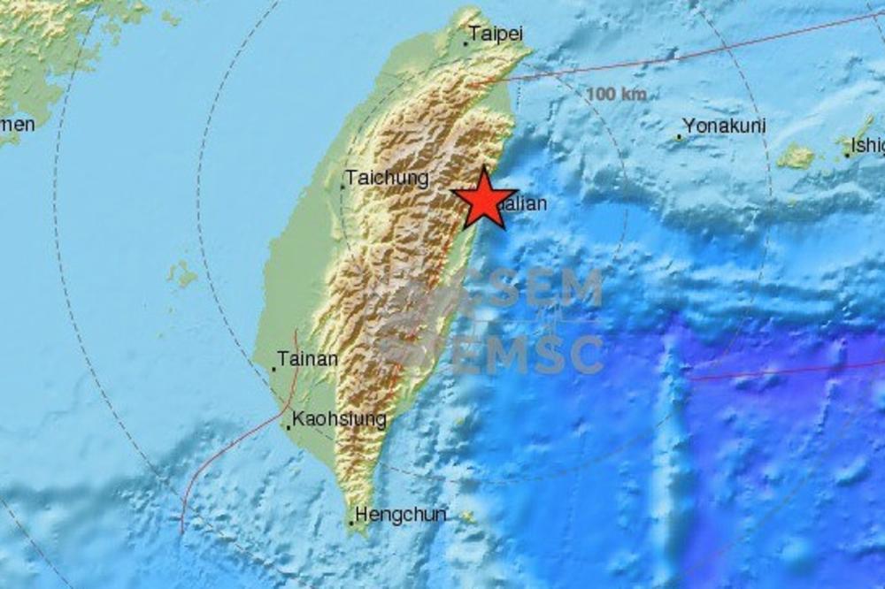 NOVI POTRES POGODIO TAJVAN: Snažan zemljotres na istoku ostrva, stanovništvo u panici, 2 poginulo