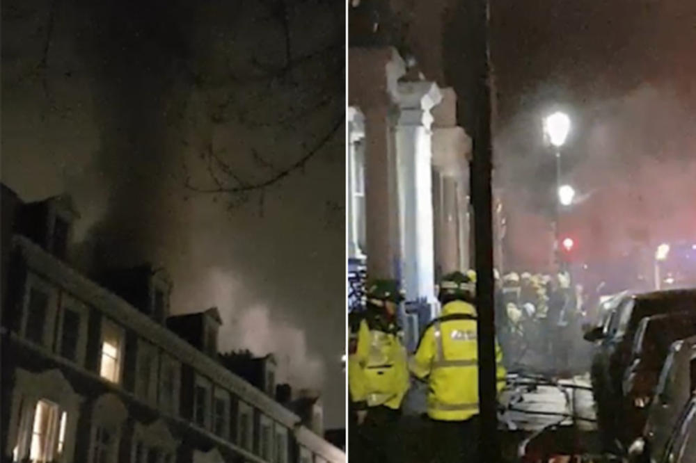 (VIDEO) VATRA PROGUTALA ZGRADU U BEKAMOVOM KOMŠILUKU U LONDONU: Muškarac poginuo, stanovnici hitno evakuisani!
