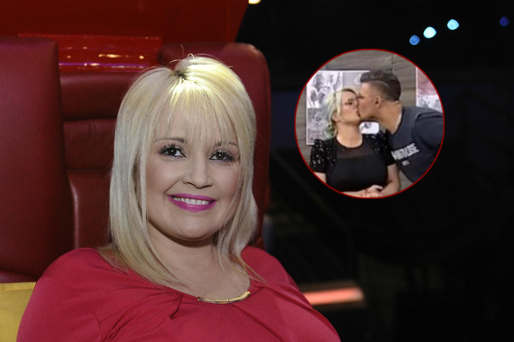 (FOTO) ŠTA JU JE SPOPALO? Maja Nikolić poljubila voditelja u usta usred emisije!