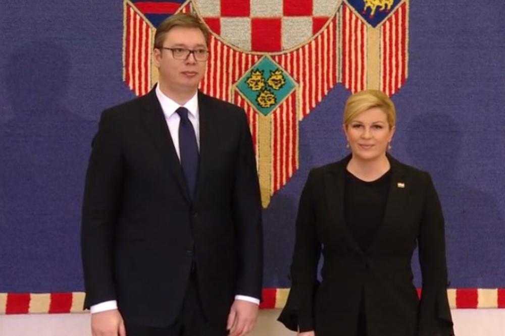 SVE OČI UPRTE U VUČIĆA: Poseta predsednika Srbije udarna vest u hrvatskim medijima