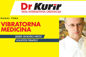 DANAS DR KURIR UŽIVO SA HOLISTIČKIM TERAPEUTOM Dr Boško Hristić govori na temu vibratorne medicine