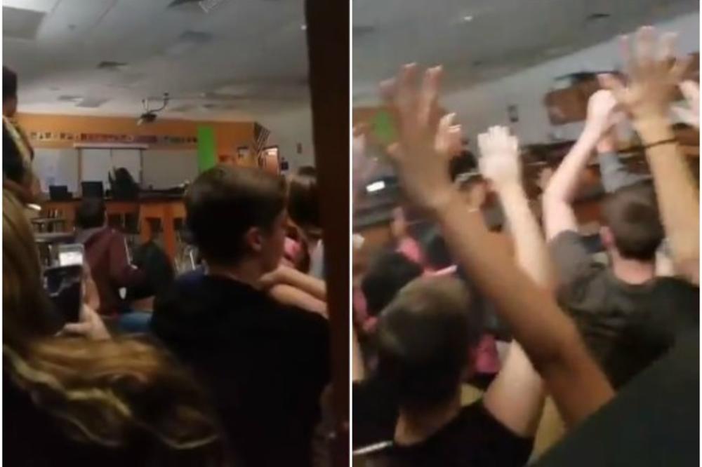 (VIDEO) SNIMCI KOJI NAJBOLJE POKAZUJU SAV HOROR PUCNJAVE NA FLORIDI: Deca su prestravljeno ležala na podu, a onda su se otvorila vrata učionice i ušao je naoružani muškarac