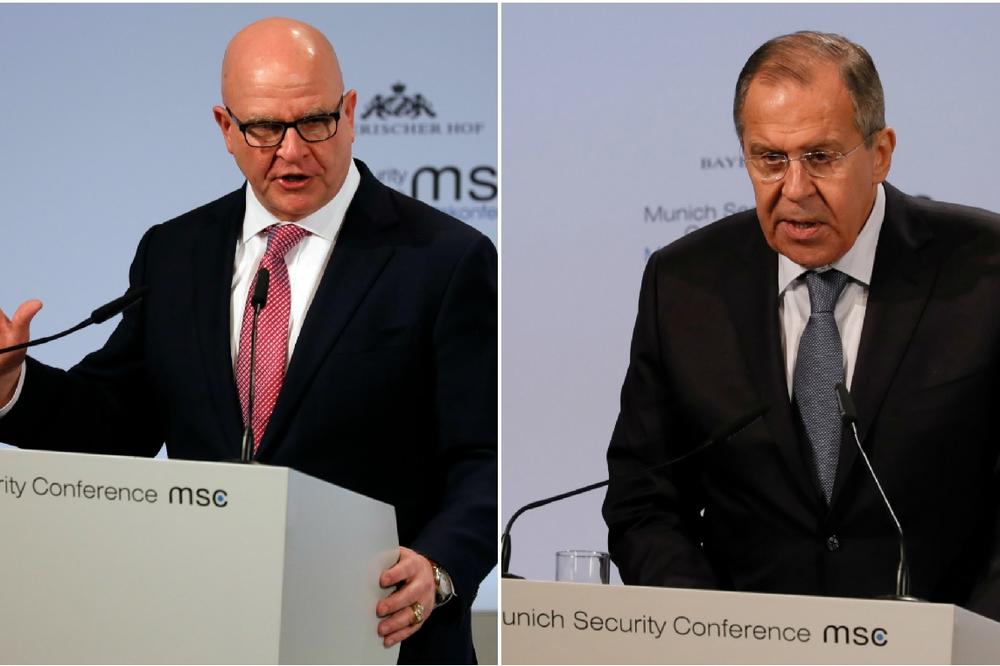 SVE ZATEGNUTIJE IZMEĐU RUSIJE I SAD: Lavrov i Mekmaster u Minhenu oštro na temu ruskih hakera i američkih izbora