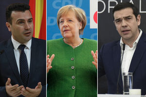 RAZGOVOR O SPORU OKO IMENA: Merkelova telefonski sa Ciprasom, Zaev dolazi u Berlin