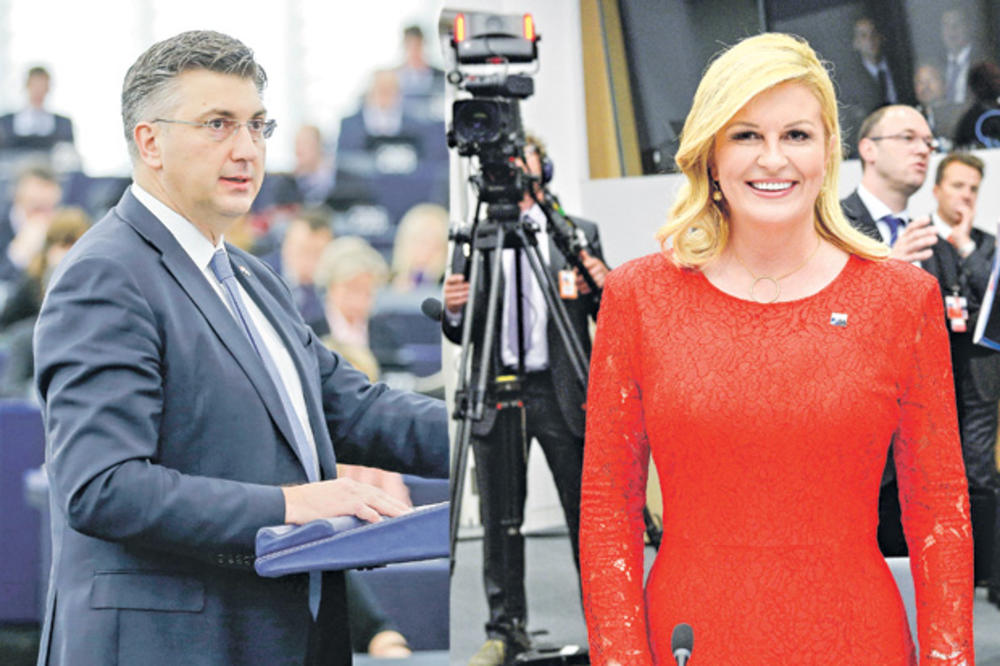 NE STIŠAVA SE BURA OKO POSETE VUČIĆA: Kolinda brani Srbiju od Andreja Plenkovića