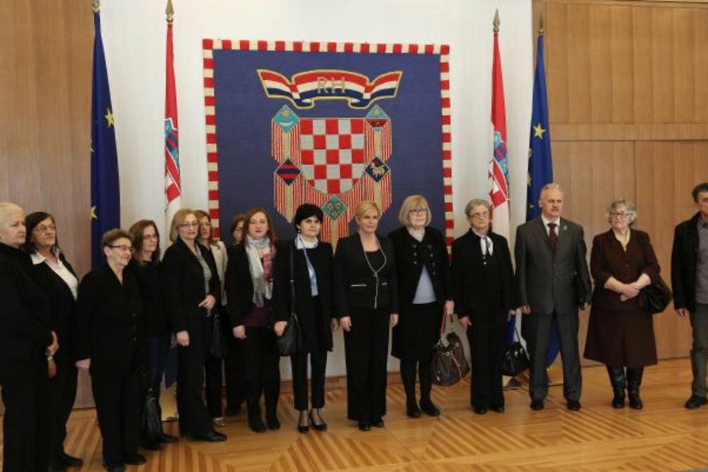 PODRŠKA IZ ZAGREBA: Hrvatska predsednica primila predstavnike srpskih udruženja nestalih