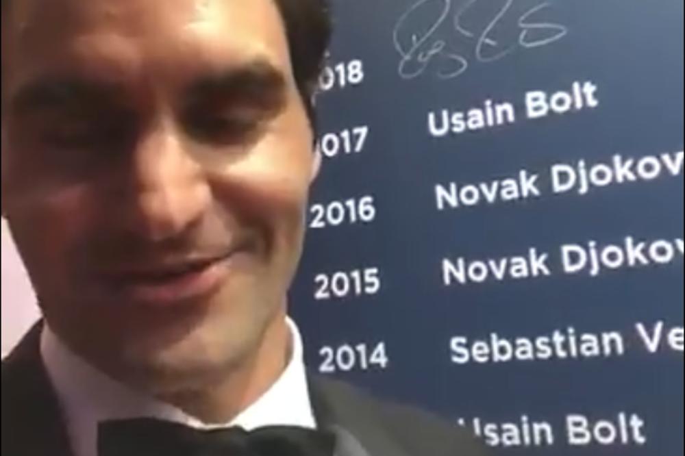 (VIDEO) FEDERER SPORTISTA GODINE: Beker krunisao Švajcarca! Nagrađeni Serena Vilijams i Šapekoense