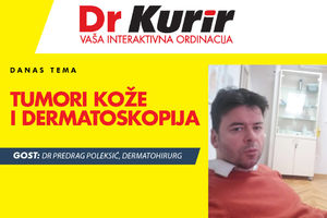 DANAS U EMISIJI DR KURIR UŽIVO SA DERMATOHIRURGOM: dr Predrag Poleksić govori o tumorima kože i dermatoskopiji!