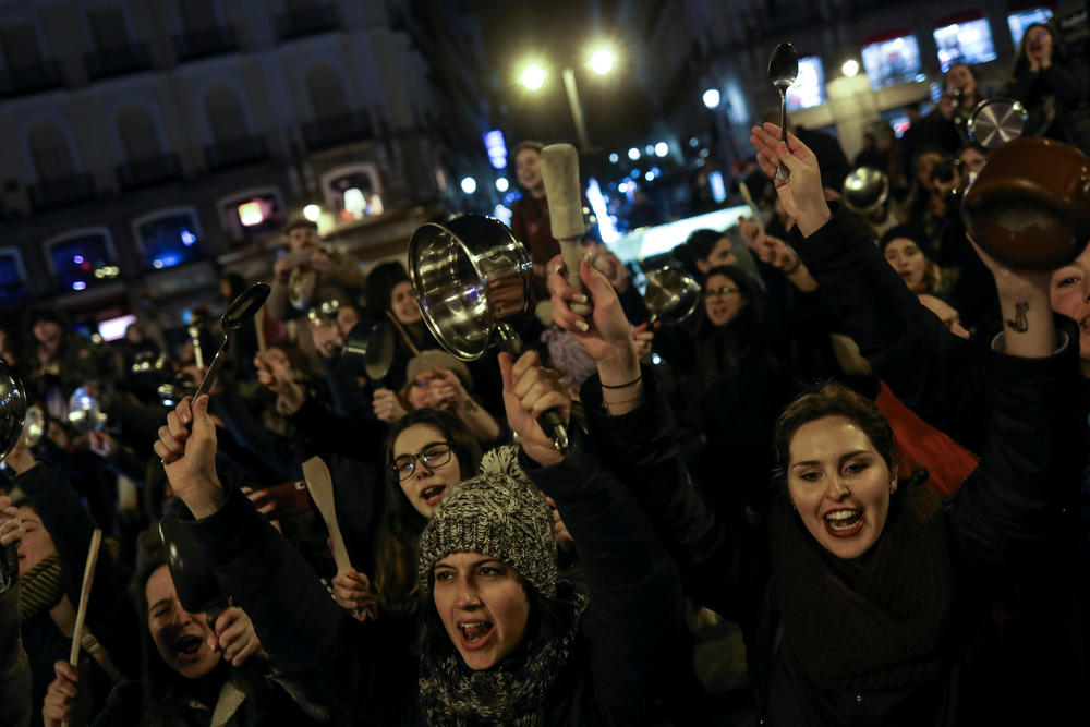 Dan žena, protest, 08.03.2018., Španija