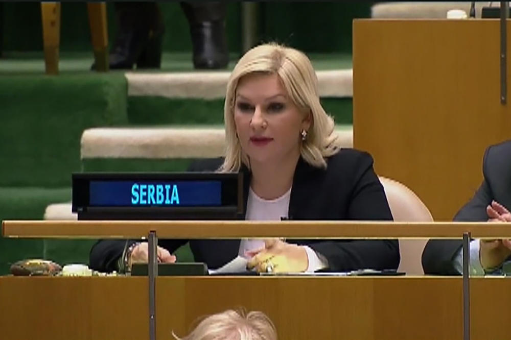 MIHAJLOVIĆ U UN: Srbija primer dobre prakse u svetu u oblasti rodne ravnopravnosti