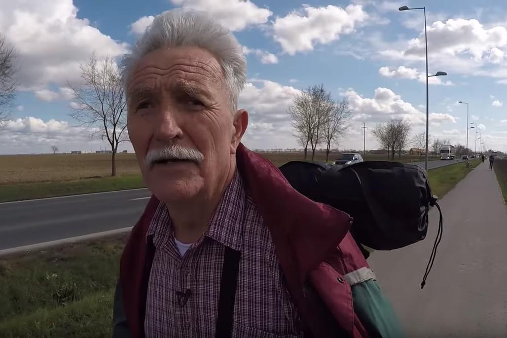 ZORAN ILIĆ (77) JE ČOVEK! Živi od penzije, putuje peške Srbijom, studentima je dao kuću, kod njega se letuje besplatno... A OBJASNIO I ZAŠTO NE DAJE RODBINI