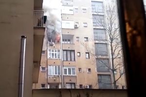 (KURIR TV) POŽAR U ILIJE GARAŠANINA: Vatrogasci stigli za nekoliko minuta i munjevito ugasili plamen!