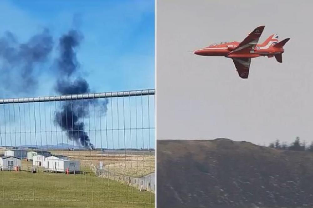 (VIDEO) TRAGEDIJA U BRITANIJI: Srušio se avion akrobatske grupe, poginuo inženjer!