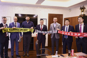 KINEZI U HUMSKOJ: Sportska delegacija iz Kine u poseti Partizanu