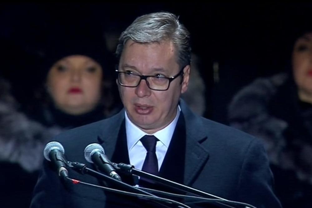 DAN SEĆANJA NA STRADALE U NATO AGRESIJI U ALEKSINCU Vučić: Srbija je zemlja koja ima svoj ponos, koja pamti sve one koji su za nju dali živote!