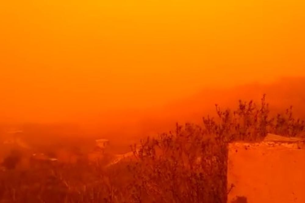 (VIDEO) DAN KADA JE EVROPA IZGLEDALA KAO SA MARSA: Pogledajte kako je kad sve postane narandžasto, čak i lavine!