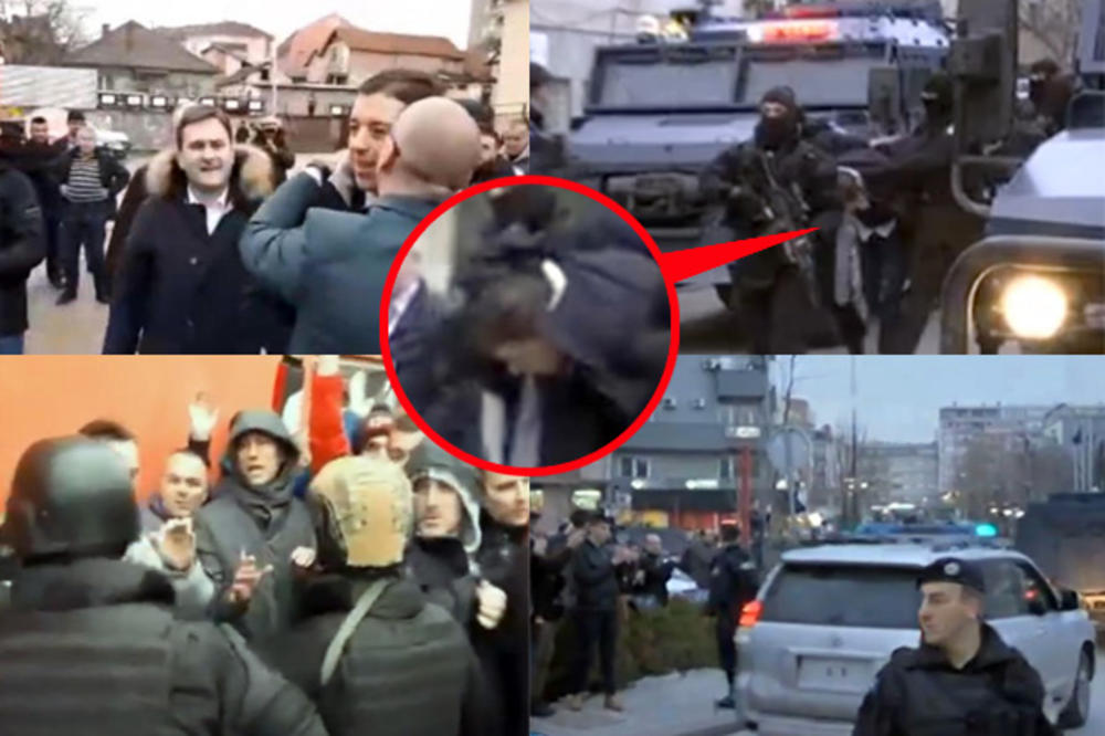 (FOTO, VIDEO) TORTURA U 10 SLIKA U KOSOVSKOJ MITROVICI: Ovako je Marko Đurić hapšen i sprovođen kao KRIMINALAC, a zatim pušten!