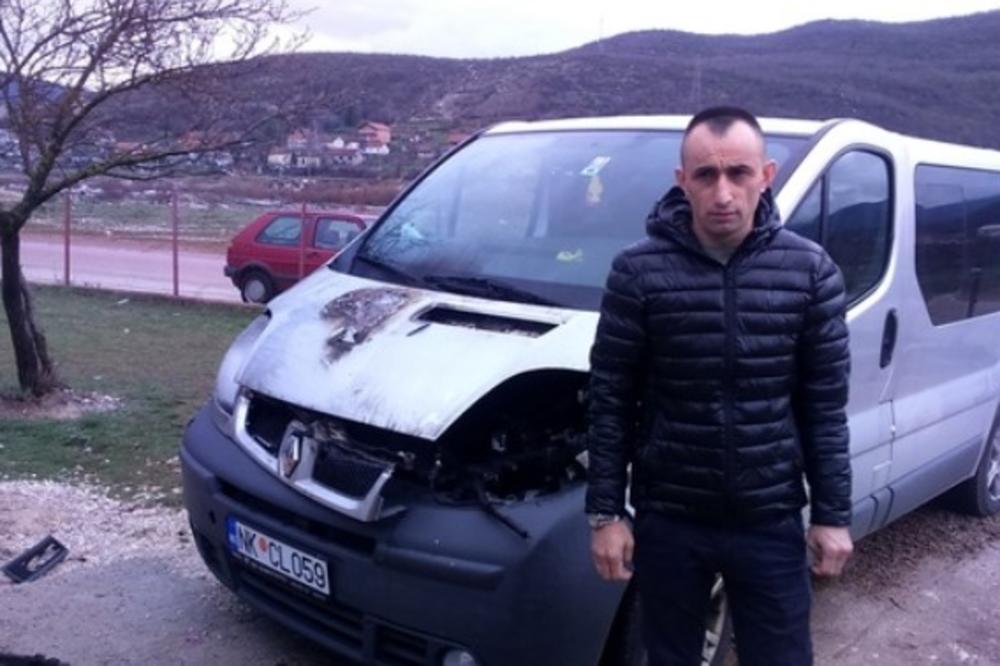 ZAPALJEN KOMBI U NIKŠIĆU: Vlasnik kaže da je ovo treći put da mu oštećjuju vozilo!