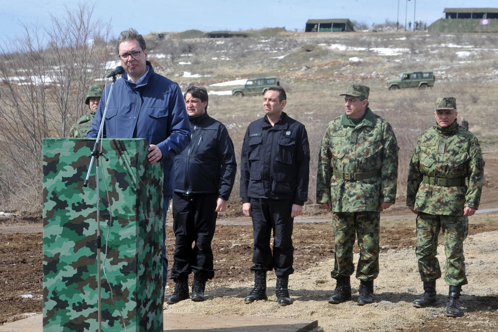 PREDSEDNIK SRBIJE NA VOJNOJ VEŽBI NA PASULJANSKIM LIVADAMA: Mi smo mala zemlja koja želi da sačuva svoju slobodu! Srbija se nikoga ne plaši!