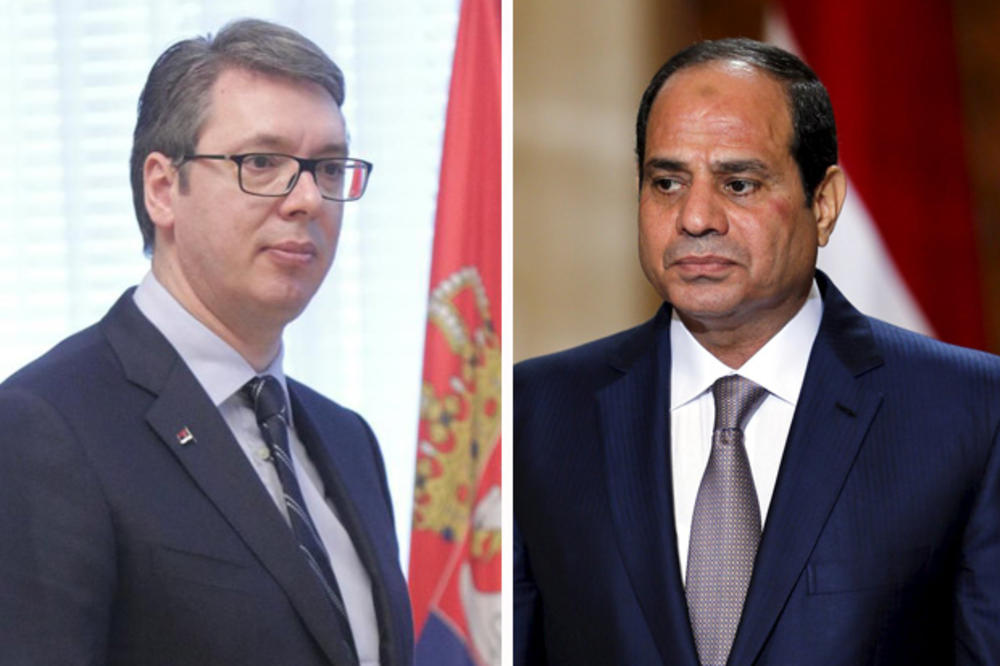 SRBIJA ĆE OSTATI VAŠ POUZDAN I KONSTRUKTIVAN PARTNER: Vučić čestitao pobedu egipatskom predsedniku El Sisiju