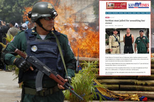 (FOTO) SRBIN ZBOG PICE PAO U KAMBODŽI: Pretukao gazdu i konobara, pa im lokal polio benzinom i zapalio?!