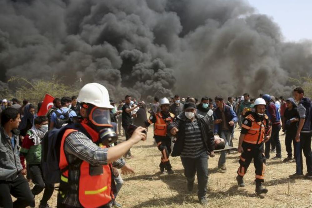 (VIDEO) GORI GAZA: 6 mrtvih, više od 1.000 ranjenih u novim protestima