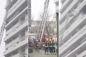 (VIDEO) POŽAR ZAHVATIO SOLITER U LONDONU: Gust dim prekrio ceo kraj! Više od 60 vatrogasaca se bori sa stihijom!