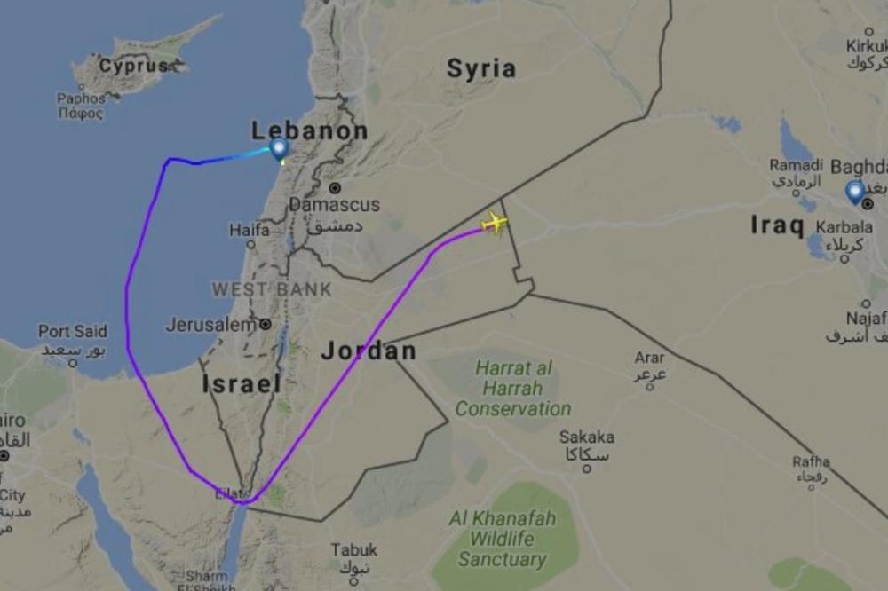 (FOTO) UMESTO 90 MINUTA, PUTUJU SATIMA: Tenzije u Siriji zadaju muke avio-kompanijama! Evo kako izgleda let!