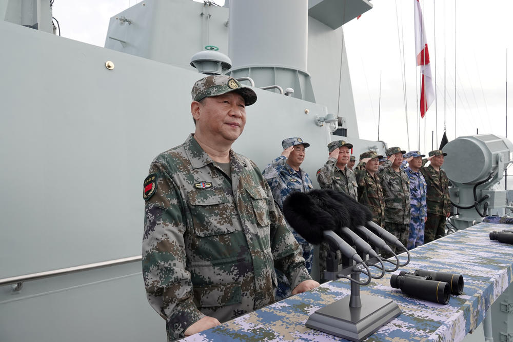 Provera bojeve gotovosti... Kineski predsednik Si Đinping na smotri mornarice