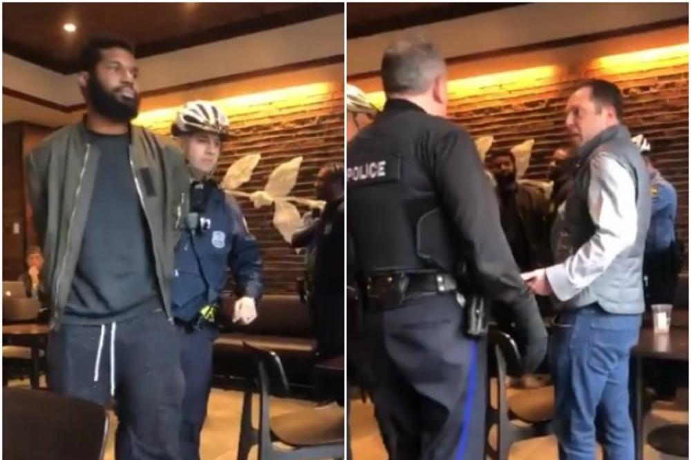 (VIDEO) NOVI INCIDENT RAZBESNEO AMERIKANCE: Dva muškarca uhapšena jer su sedela u kafiću, građani najavljuju velike proteste