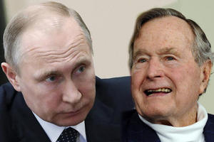 PORUKA IZ RUSIJE: Putin izjavio saučešće Džordžu Bušu starijem
