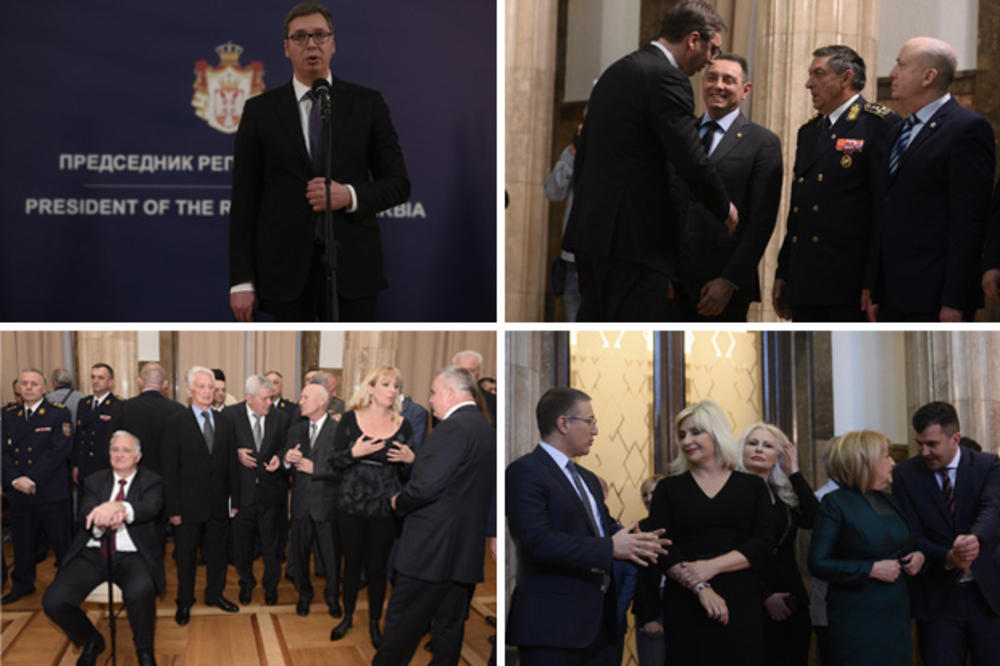 (FOTO) SVEČANI PRIJEM NA ANDRIĆEVOM VENCU POVODOM DANA VOJSKE Vučić: Na armiji je da zaustavi agresore, a na državnoj politici da ne ugrozi mir!