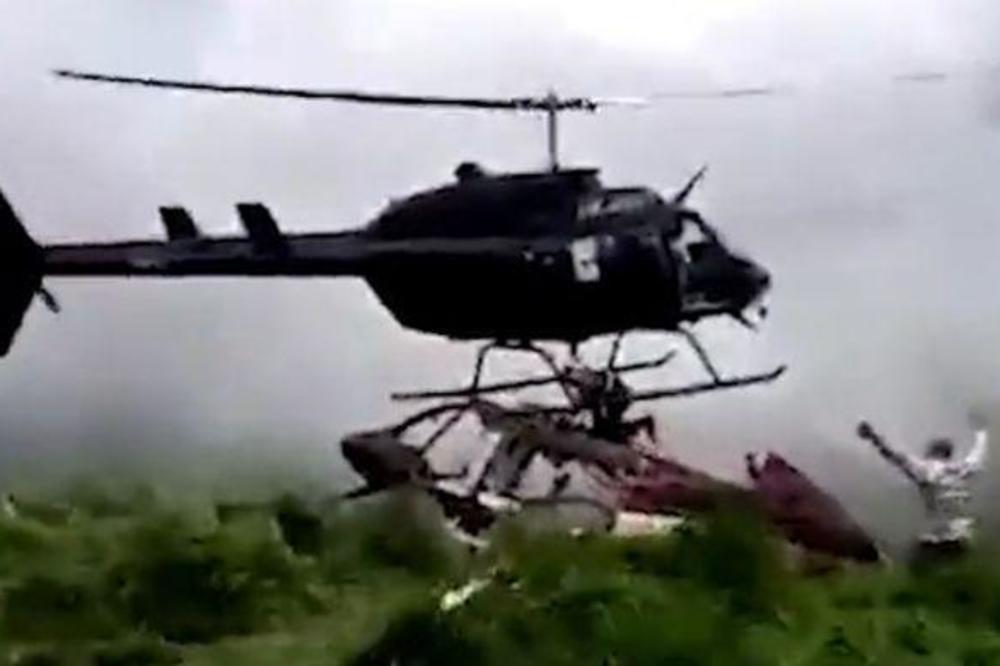 (UZNEMIRUJUĆI VIDEO) KRVAVO  SPASAVANJE U KOLUMBIJI: Sedam dana su čekali helikopter, a kada je stigao, desilo je nešto jezivo