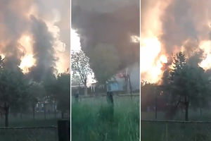 (FOTO, VIDEO) DRAMATIČNO U BIJELOM POLJU! GORI FABRIKA MESA: Odjeknulo nekoliko eksplozija!