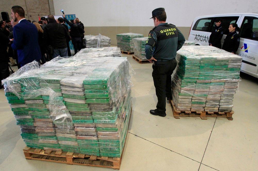 ALBANSKI NARKO-BOSOVI PALI U ŠPANIJI: Zaplenjena tona kokaina i 1,5 miliona evra