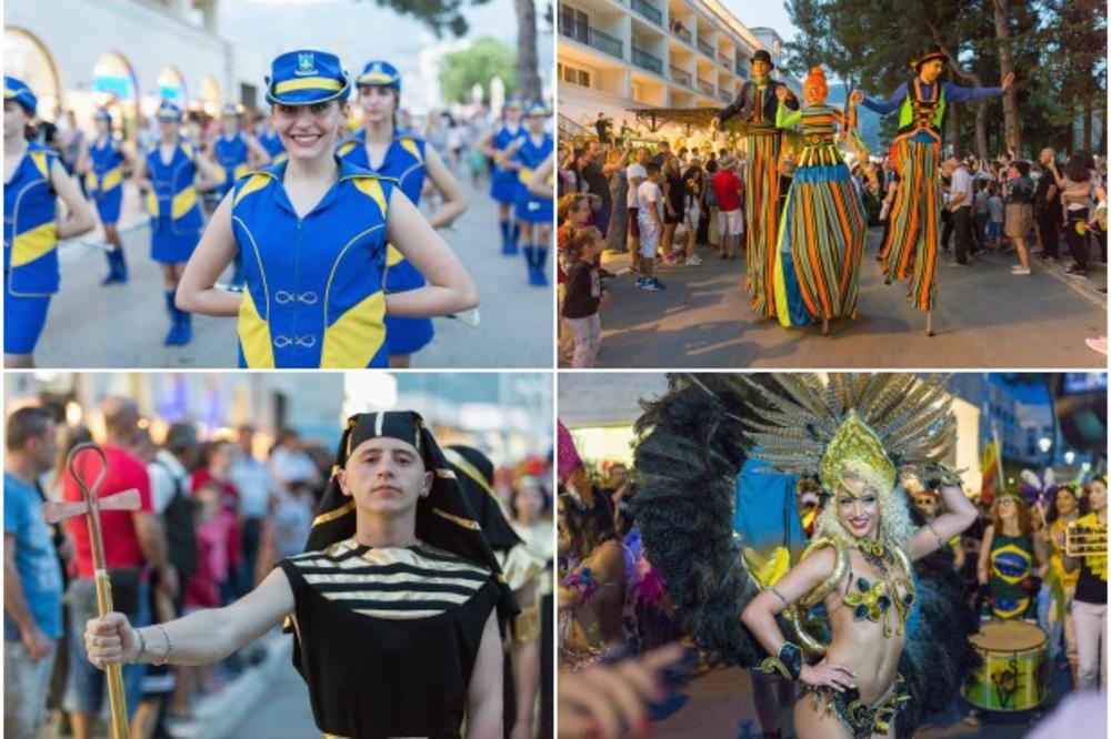 (FOTO, VIDEO) BUDVA KAO RIO: Više od 1.200 učesnika prodefilovalo gradom na spektakularnom karnevalu