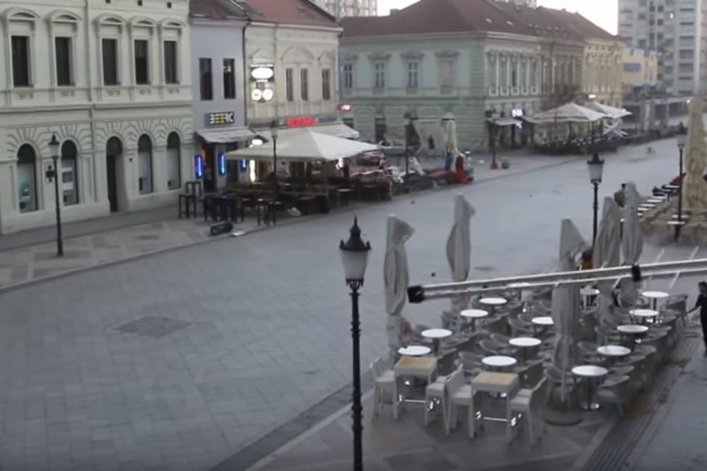 (VIDEO) DRAMATIČNI SNIMCI OLUJE U HRVATSKOJ: Padao grad veličine oraha, a jak vetar u slavonskom Brodu izazvao veliku paniku među ugostiteljima