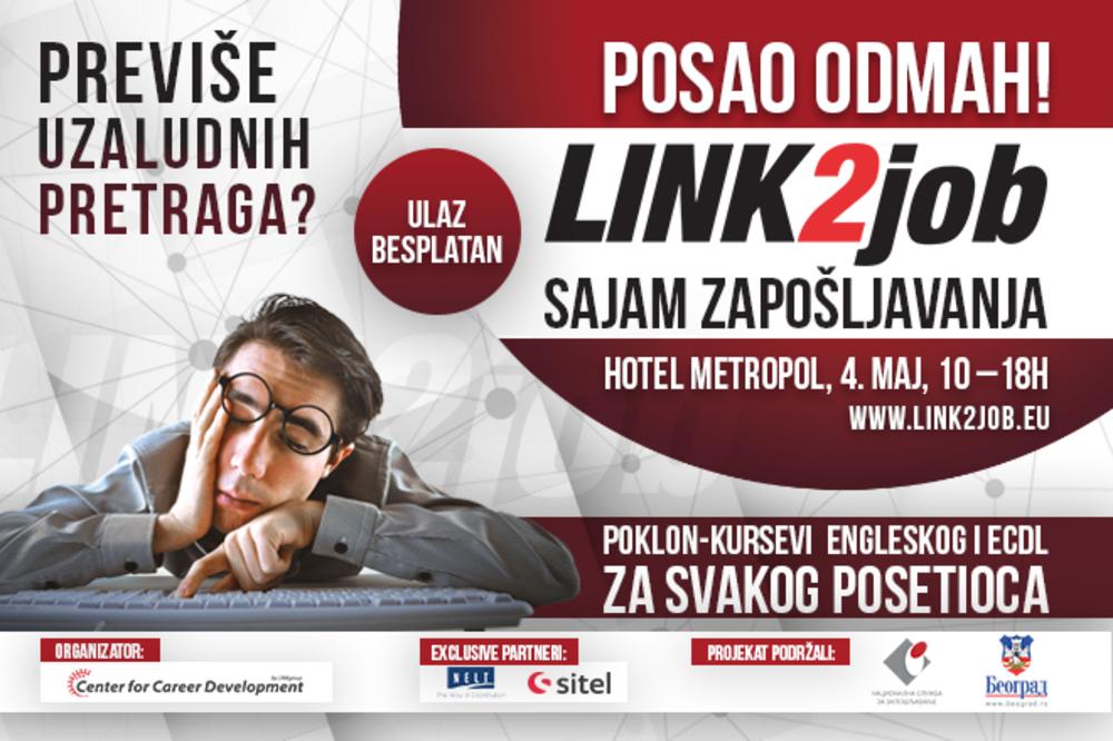 Nemate posao ili želite da ga promenite? Neka LINK2job sajam zapošljavanja bude prekretnica u vašoj karijeri