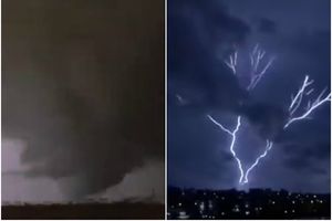(VIDEO) TORNADO SNIMLJEN KRAJ BEČA: Velika oluja protutnjala Austrijom, zabeleženo 100.000 udara groma!