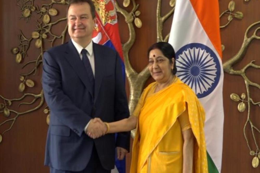 MINISTAR U NJU DELHIJU: Dačić razgovarao sa šeficom indijske diplomatije