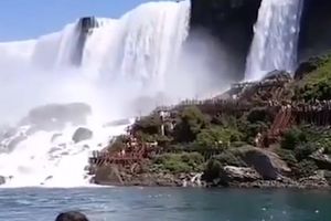 (VIDEO) FASCINANTNO! Nijagarini vodopadi izbliza oduzimaju dah