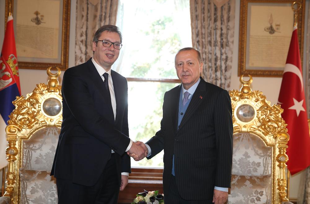 Predsednici Vučić i Erdogan gaje prijateljske odnose