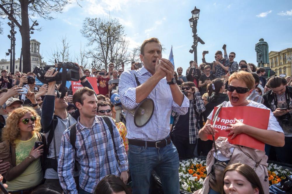 MOSKVA: Opozicionar Navaljni je uhapšen zbog neodobrenog mitinga, nisu prihvatili predlog lokacije!