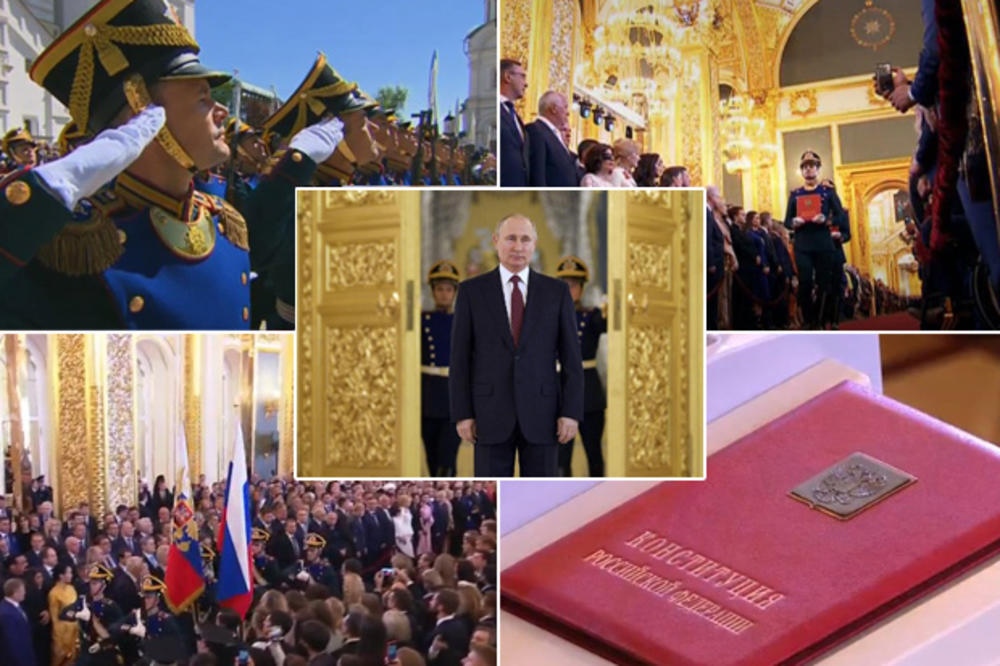 (FOTO, VIDEO) SPEKTAKL U MOSKVI! PUTIN 4. PUT PREDSEDNIK: Položio zakletvu, pa se zaorila ruska himna!