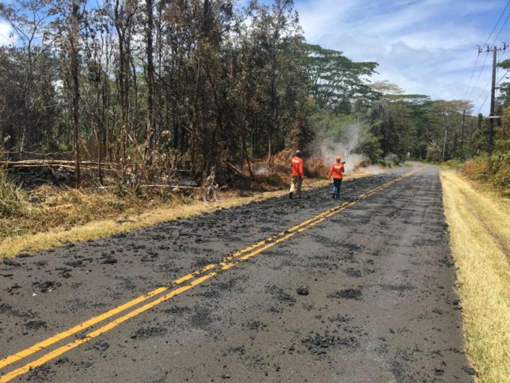 Posledice erupcije na Havajima