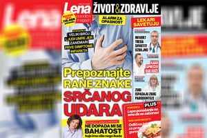 DANAS NOVI BROJ MAGAZINA LENA Prvi znaci srčanog udara