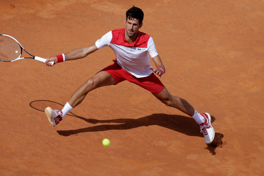 TO JE NOVAK KAKVOG HOĆEMO: Đoković razbio Dolgopolova na startu turnira u Rimu (VIDEO)